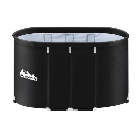 Home Portable Ice Bath Tub 120x70X70CM Inflatable Cold Water Folding Bathtub Spa Massage